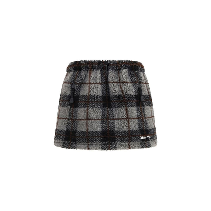 Miu Miu Multicolor Nylon Mini Skirt
