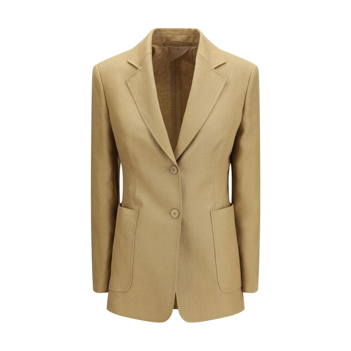 Max Mara Beige Linen Jacket