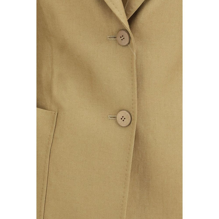 Max Mara Beige Linen Jacket