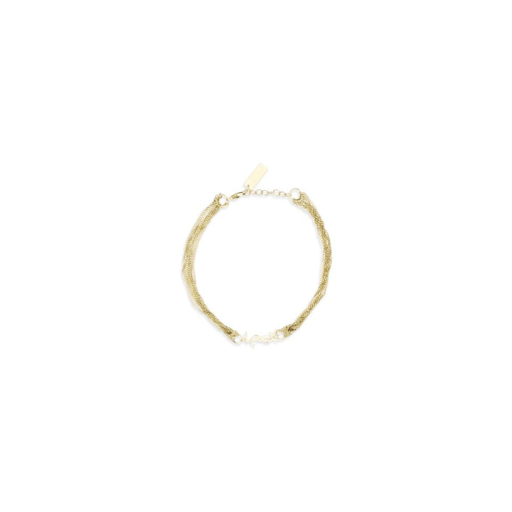 Saint Laurent Gold Brass Bracelet