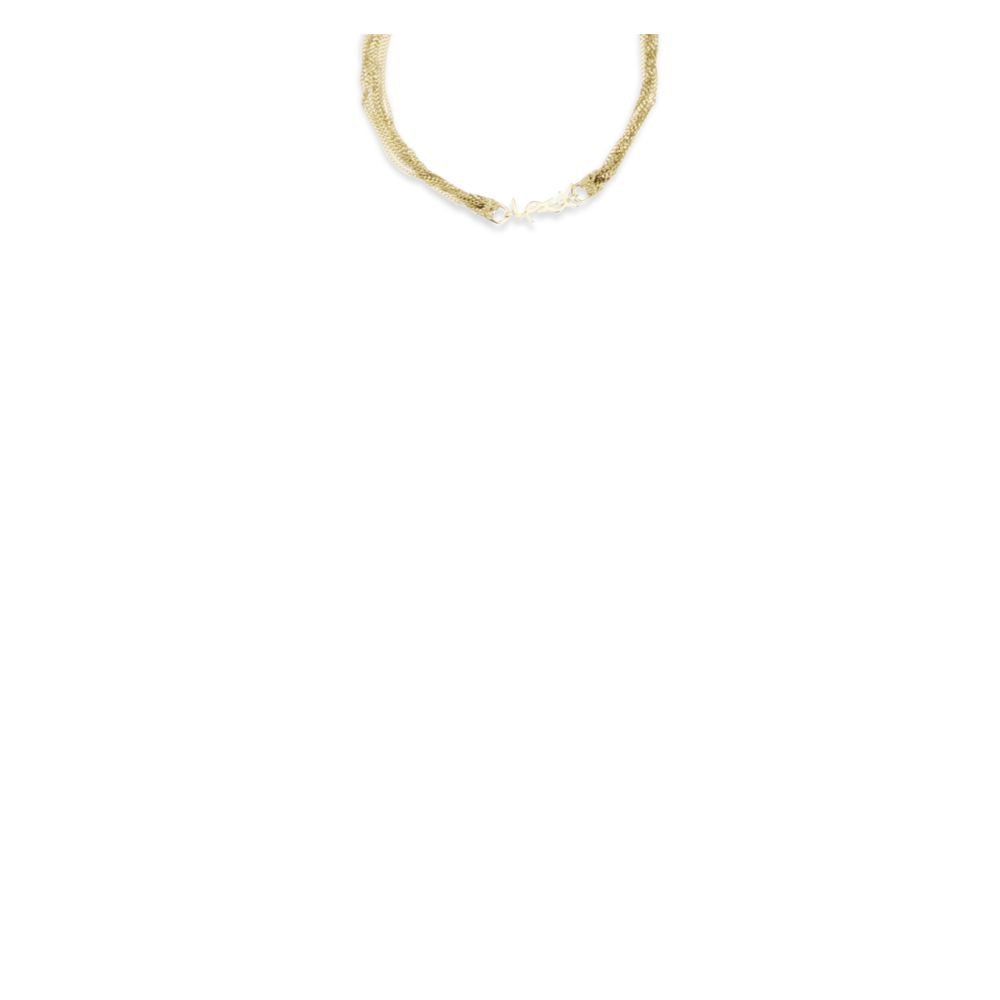 Saint Laurent Gold Brass Bracelet