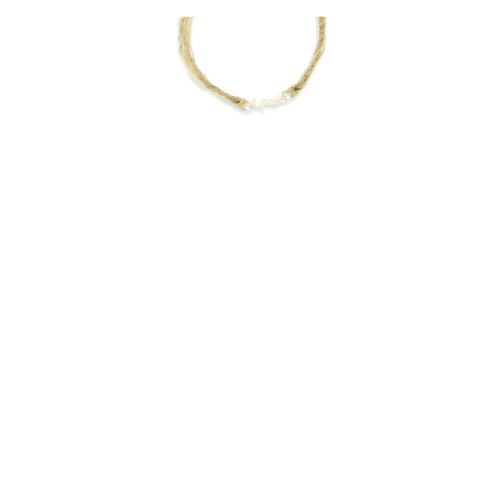 Saint Laurent Gold Brass Bracelet