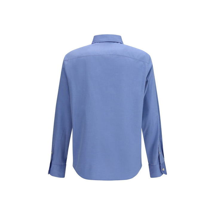Valentino Blue Cotton Shirt