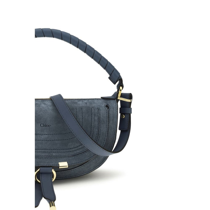 Chloé Blue Calf Leather Bos Taurus Shoulder Bag