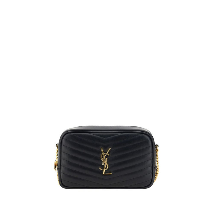 Saint Laurent Black Calf Leather Bos Taurus Shoulder Bag