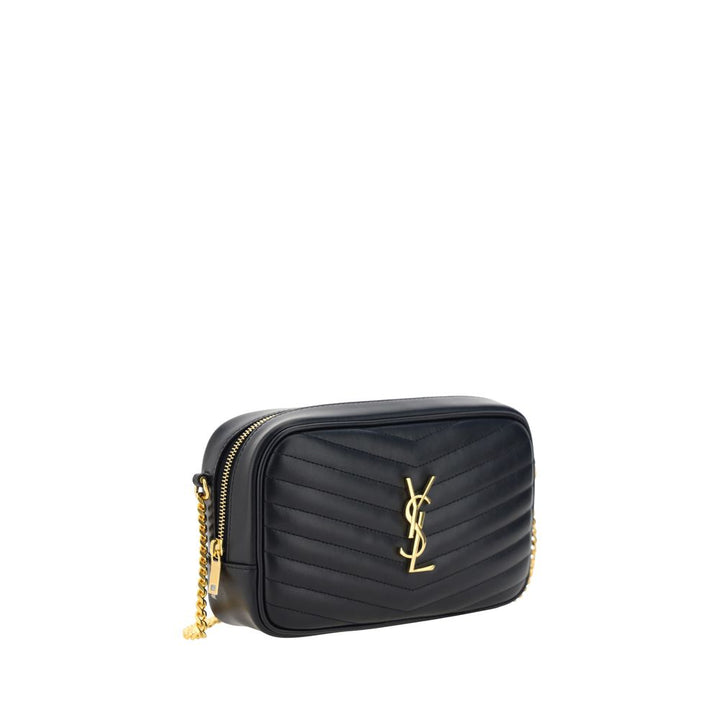 Saint Laurent Black Calf Leather Bos Taurus Shoulder Bag