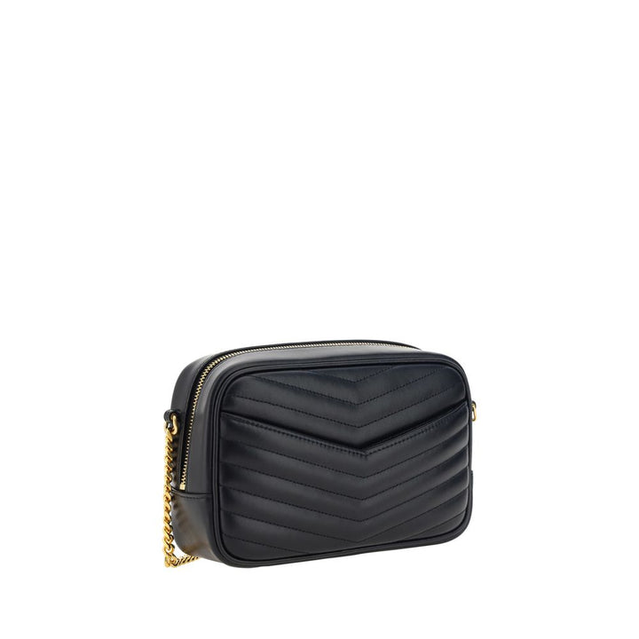 Saint Laurent Black Calf Leather Bos Taurus Shoulder Bag