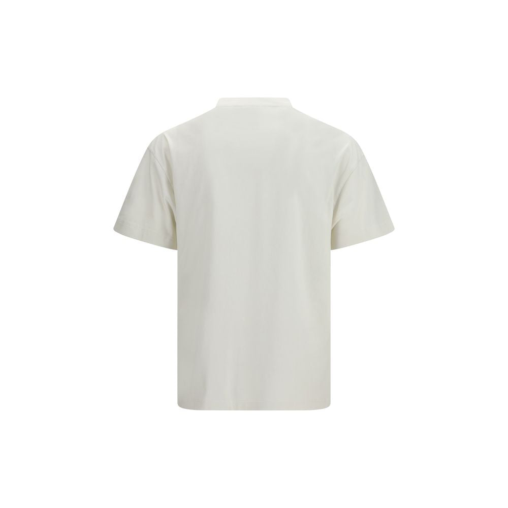 Palm Angels White Cotton T-Shirt