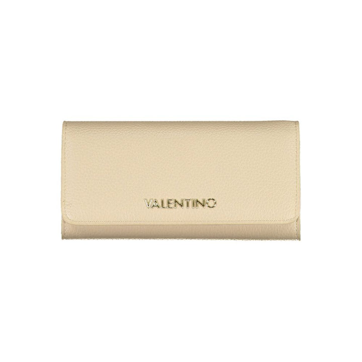 Mario Valentino Beige Polyurethane Women Wallet