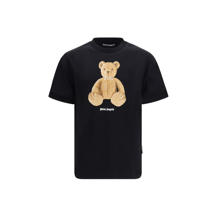 Palm Angels Black Cotton T-Shirt