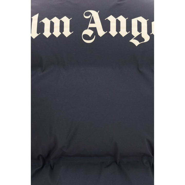 Palm Angels Black Polyamide Sleveless Jacket