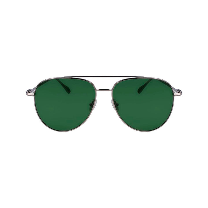 Ferragamo Gray Metal Sunglasses