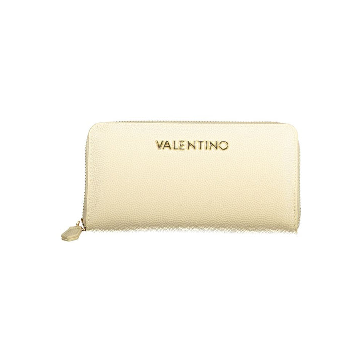 Mario Valentino Beige Polyurethane Women's Wallet