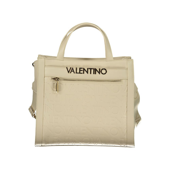 Mario Valentino Beige Polyurethane Women Bag