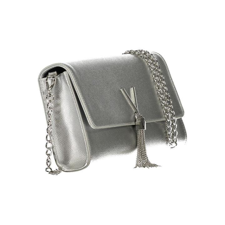 Mario Valentino Silver Polyurethane Women Bag