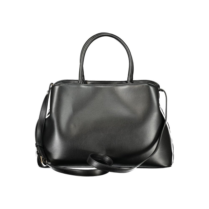 Mario Valentino Black Polyurethane Women's Bag