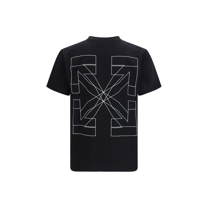 Off-White Black Cotton T-Shirt