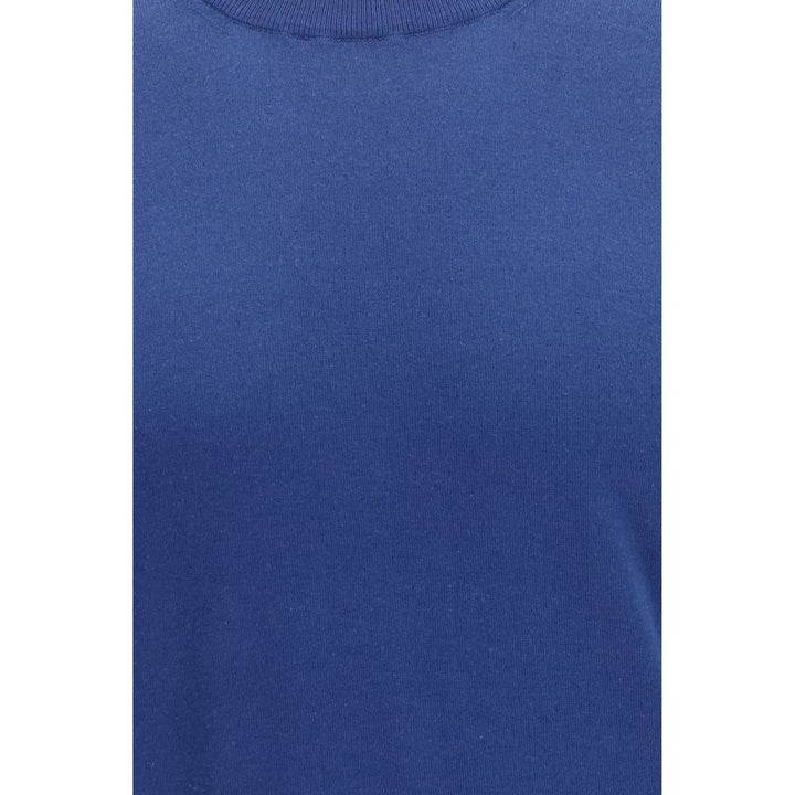 Brunello Cucinelli Blue Cotton T-Shirt