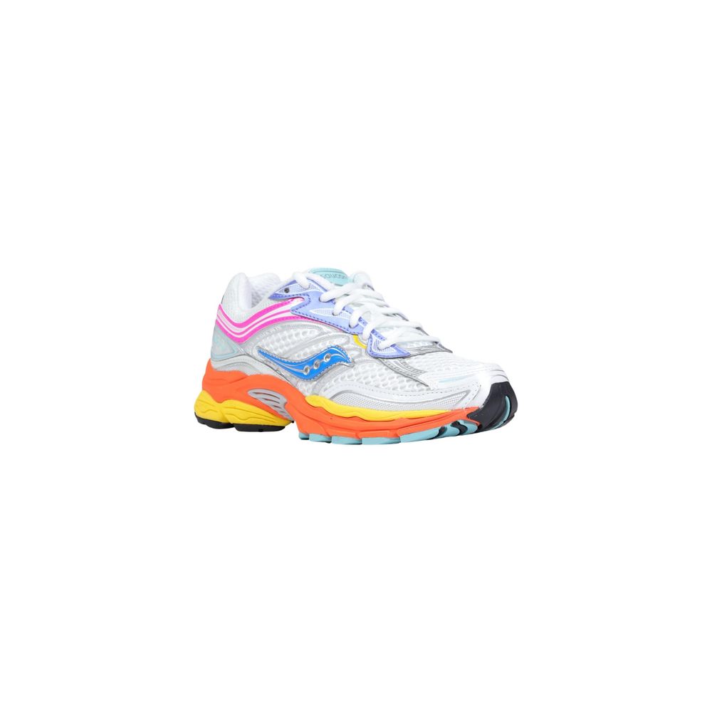 Saucony White Synthetic Athletic Sneakers