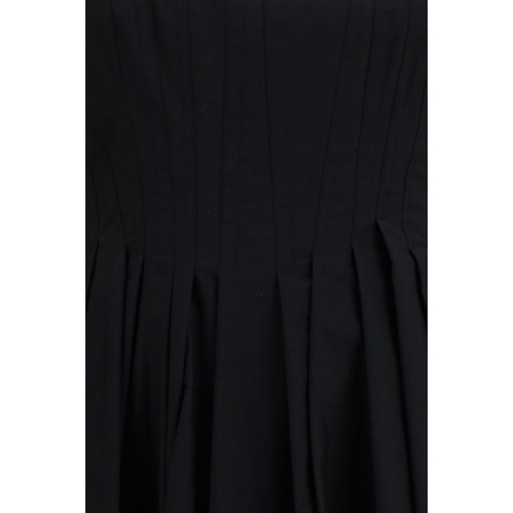 Max Mara Black Cotton Casual Dress