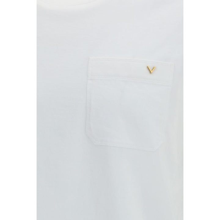 Valentino White Cotton T-Shirt
