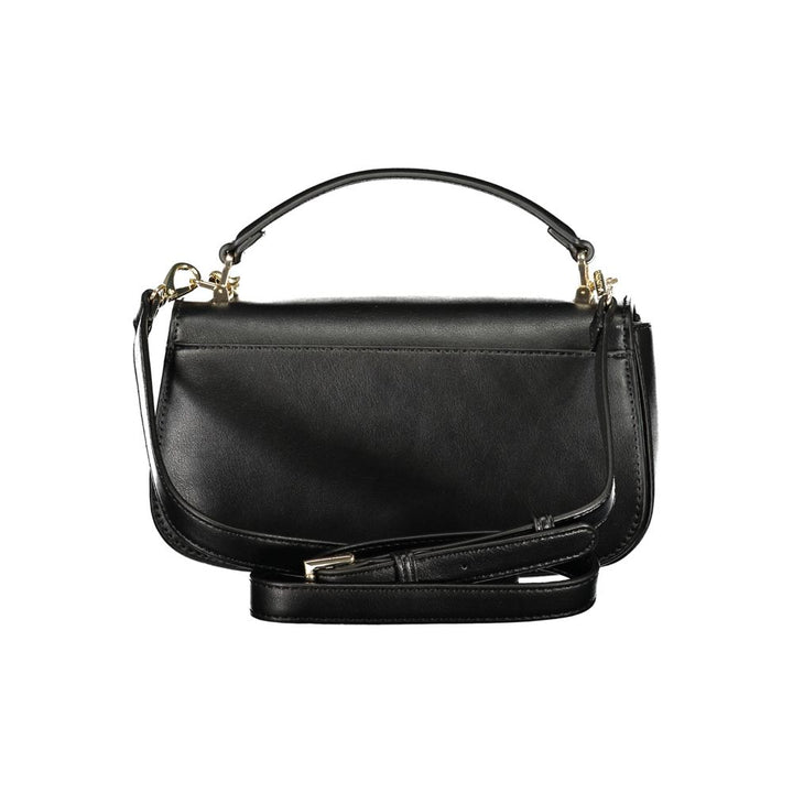 Mario Valentino Black Polyurethane Women's Bag