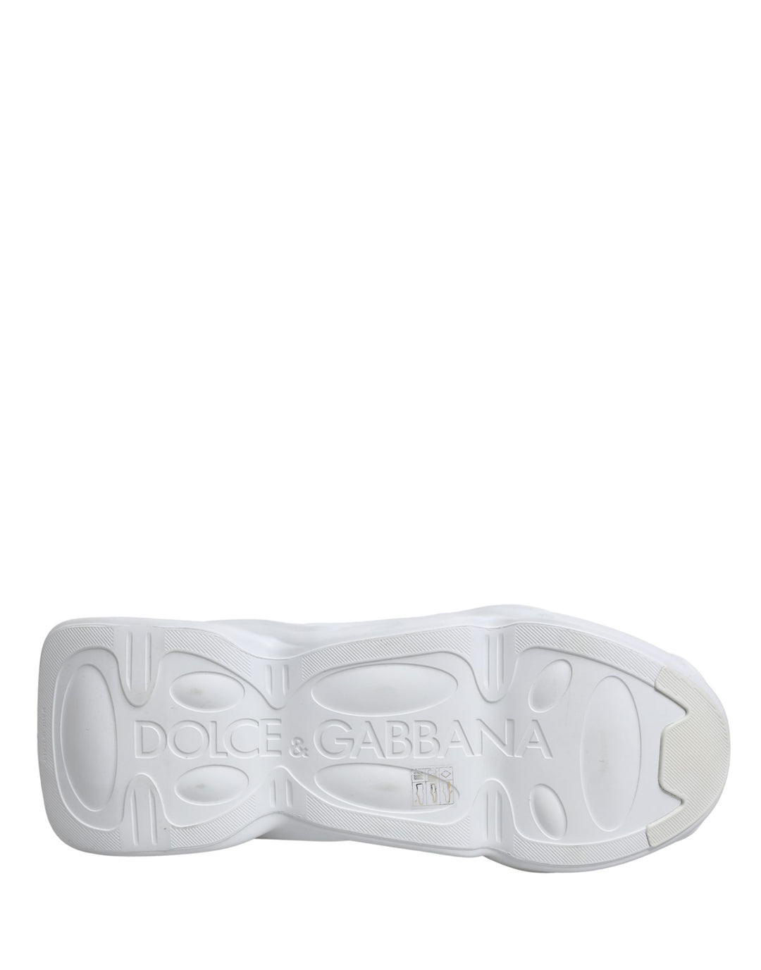 Dolce & Gabbana White Slip On Wave Low Top Sneakers Shoes