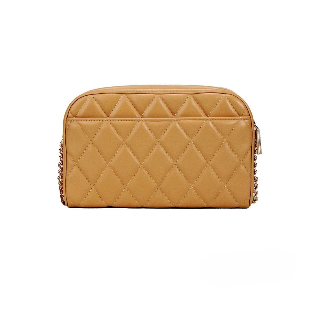 Michael Kors Jaycee Mini XS Brown Signature PVC Zip Pocket Shoulder Backpack Bag