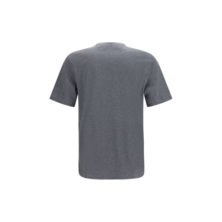 Brunello Cucinelli Gray Cotton T-Shirt