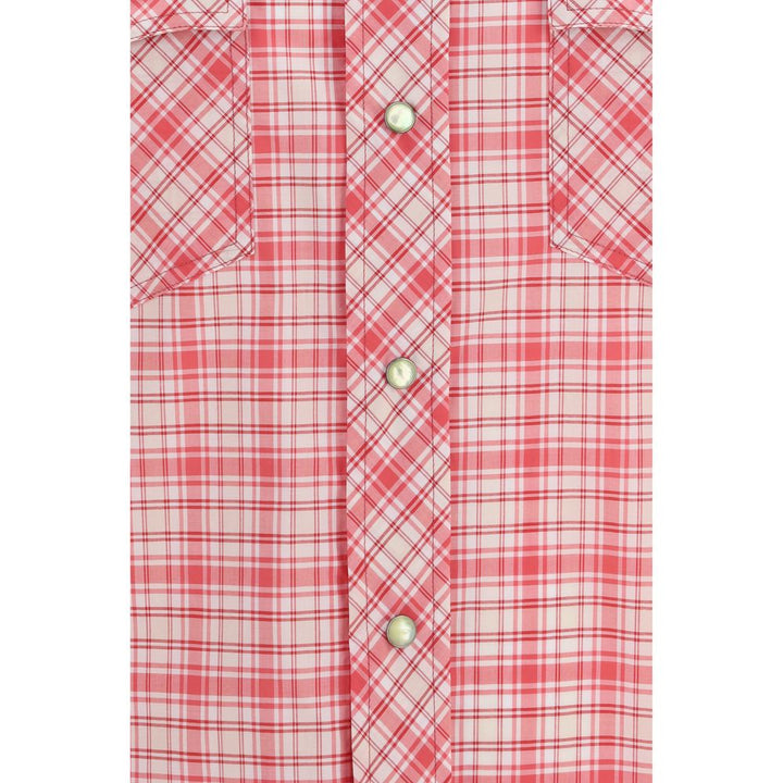 Versace Multicolor Cotton Pattern Shirt