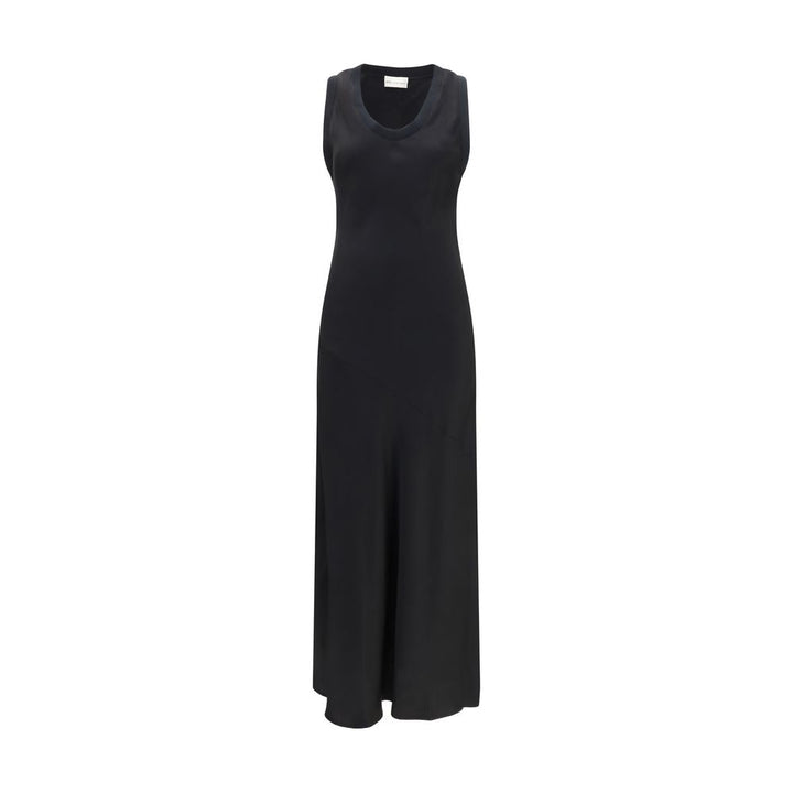 Ami Paris Black Viscose Casual Dress
