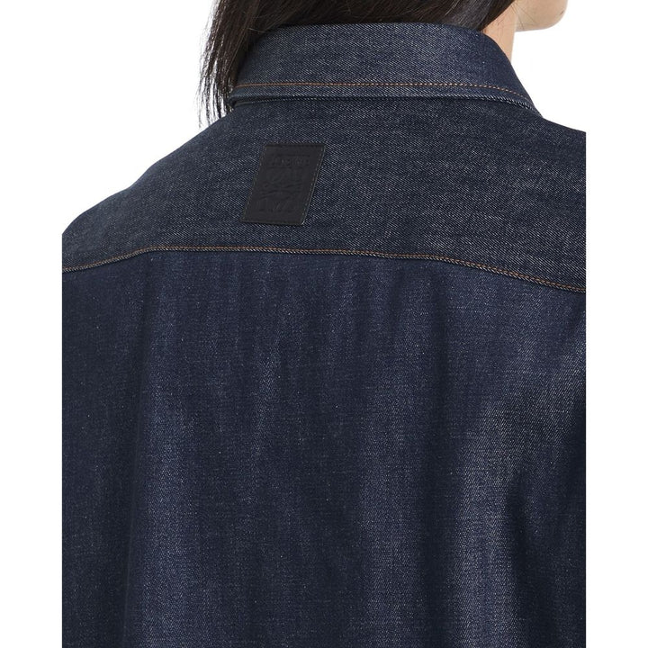 Loewe Blue Cotton Casual Dress
