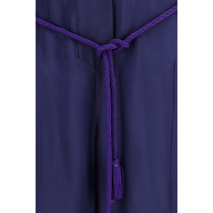 Giorgio Armani Blue Viscose Jumpsuit