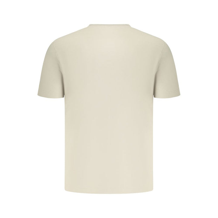 Hugo Boss Beige Cotton Men T-Shirt