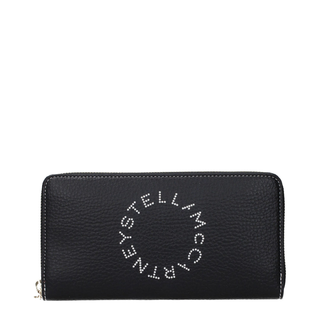 Stella McCartney Black Leather Wallet