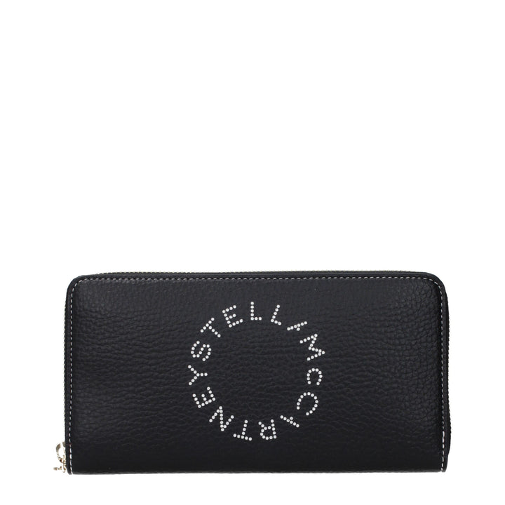 Stella McCartney Black Leather Wallet
