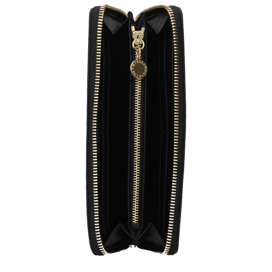 Stella McCartney Black Leather Wallet