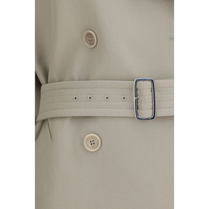 Max Mara Beige Cotton Trench Coat
