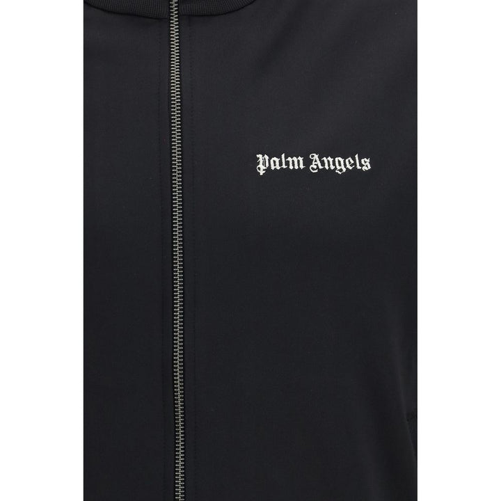Palm Angels Black Polyester Shell Jacket