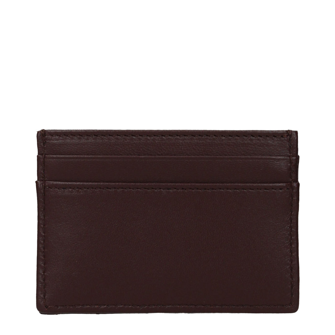 Versace Brown Leather Cardholder
