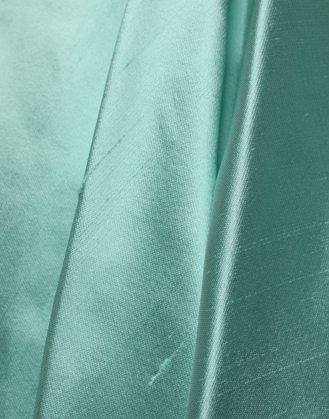 Dolce & Gabbana Green Satin High-Waisted Pleated A-line Midi Skirt