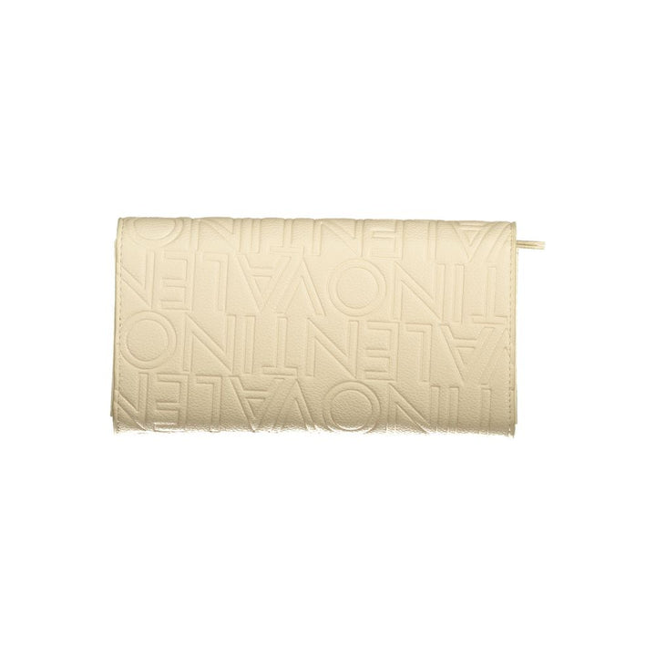 Mario Valentino Beige Polyurethane Women's Wallet