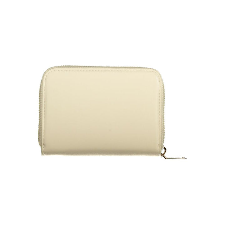 Mario Valentino Beige Polyurethane Women's Wallet