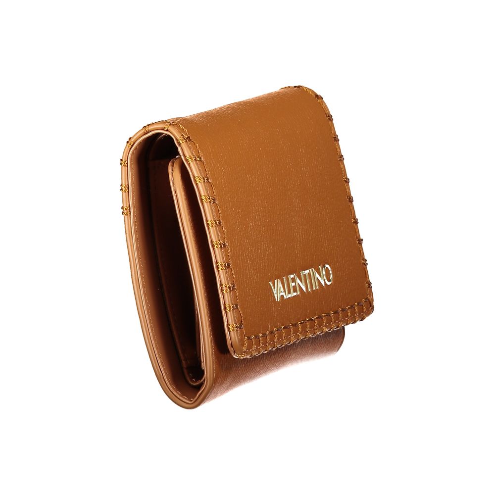 Mario Valentino Brown Polyurethane Women's Wallet