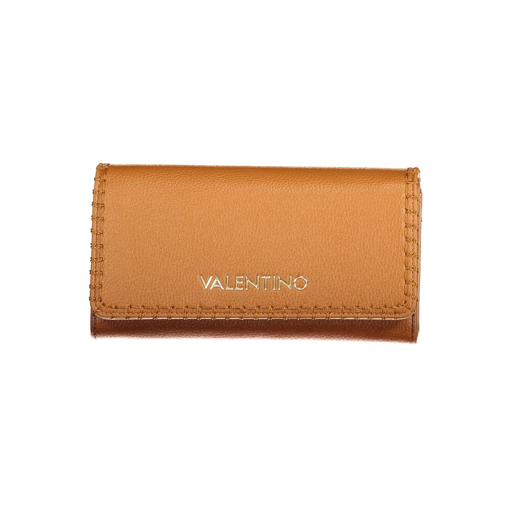 Mario Valentino Brown Polyurethane Women's Wallet