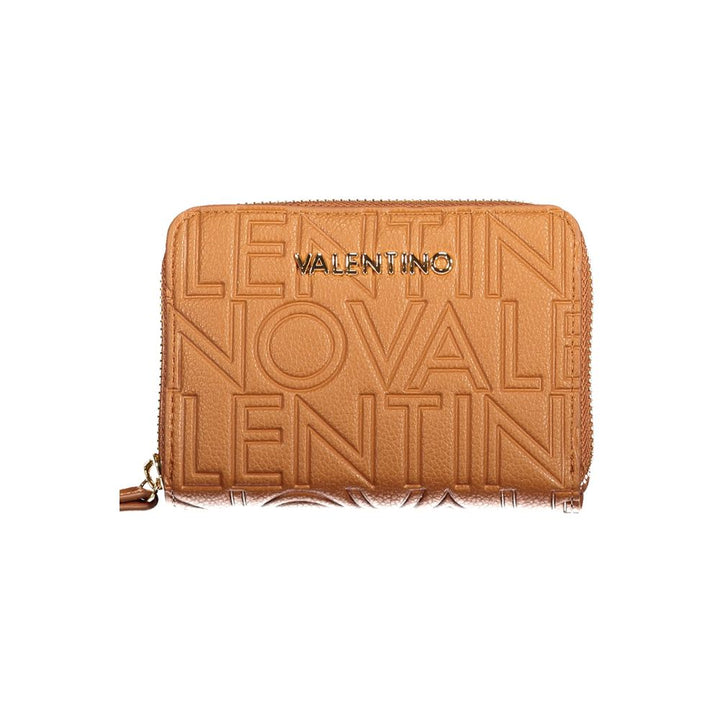 Mario Valentino Brown Polyurethane Womens Wallet