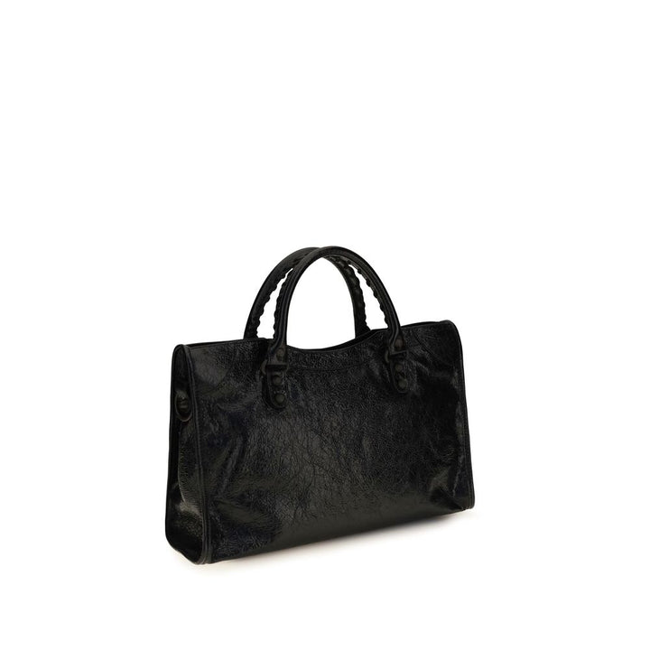 Balenciaga Black Lamb Ovis Aries Aries Shoulder Bag