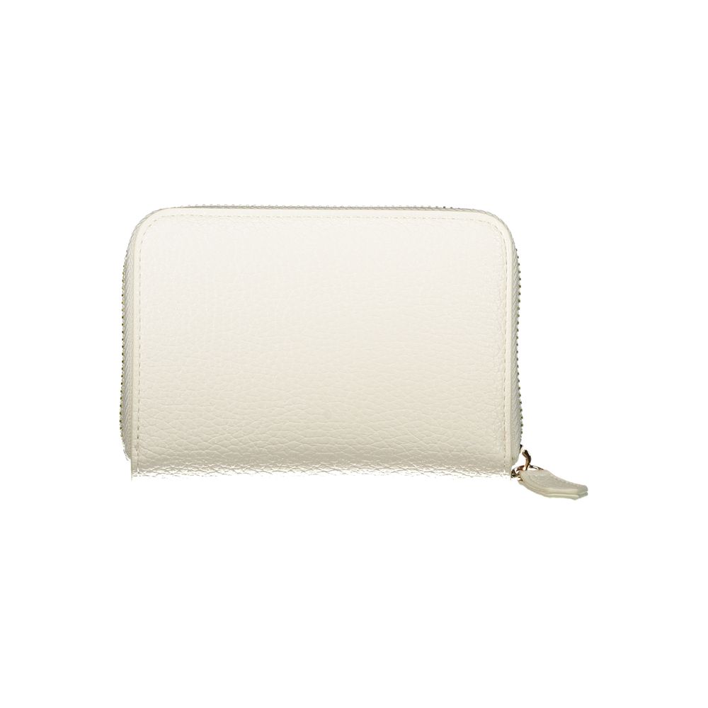 Mario Valentino Bianco Poliuretano Donna Wallet