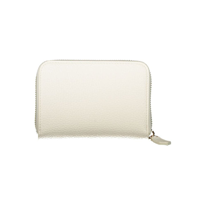 Mario Valentino Bianco Poliuretano Donna Wallet