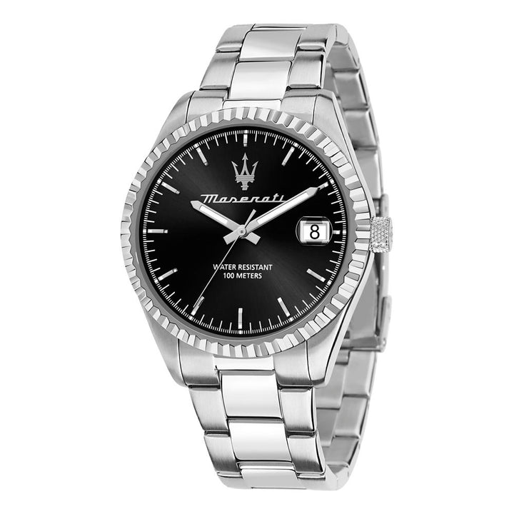 Maserati Silver Stainless Steel Dress Watch